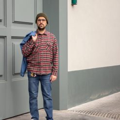 Alternative view of Camisa leñadora burn
