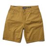 Bermuda chino regular relajada elastizada camel mujer