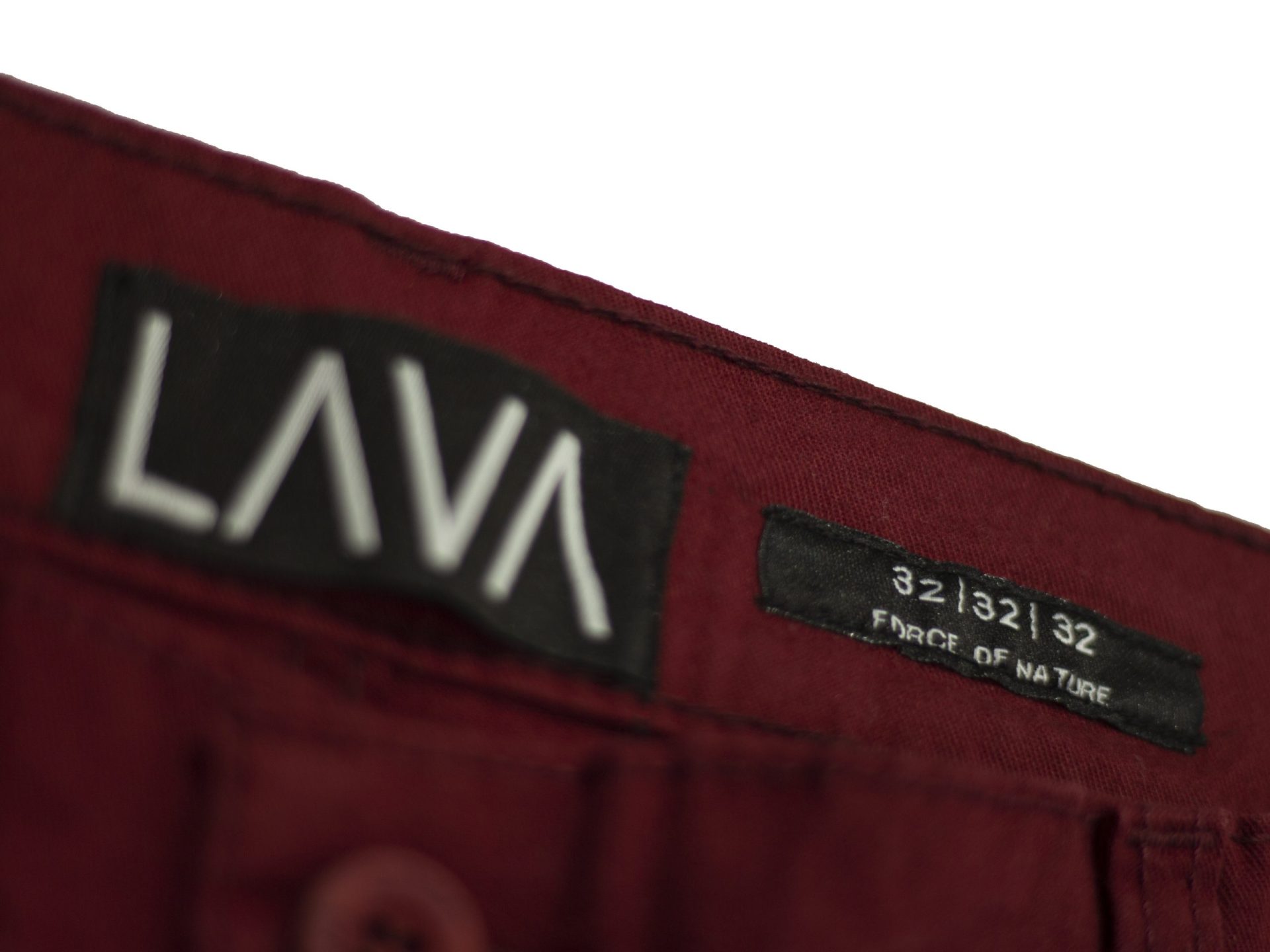 Bermuda chino regular relajada elastizada bordo - Imagen 6