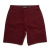 Bermuda chino regular relajada elastizada bordo
