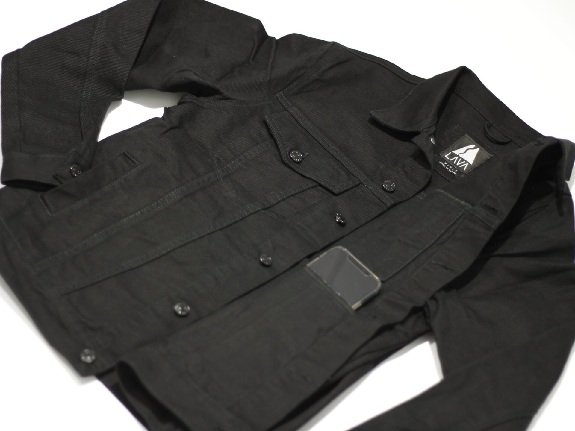 Campera de jean oversize negro - Imagen 12