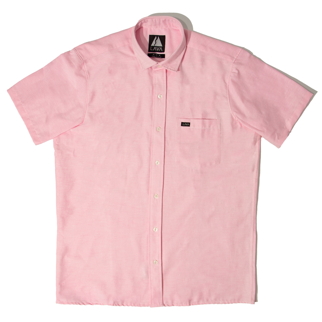 Camisa basica oxford rosa