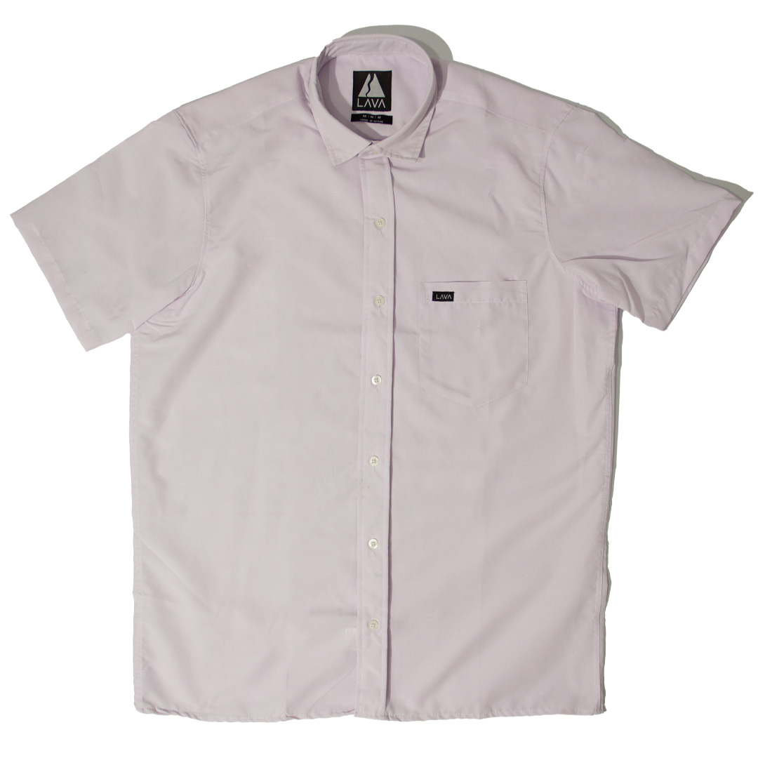 Camisa basica rosa claro