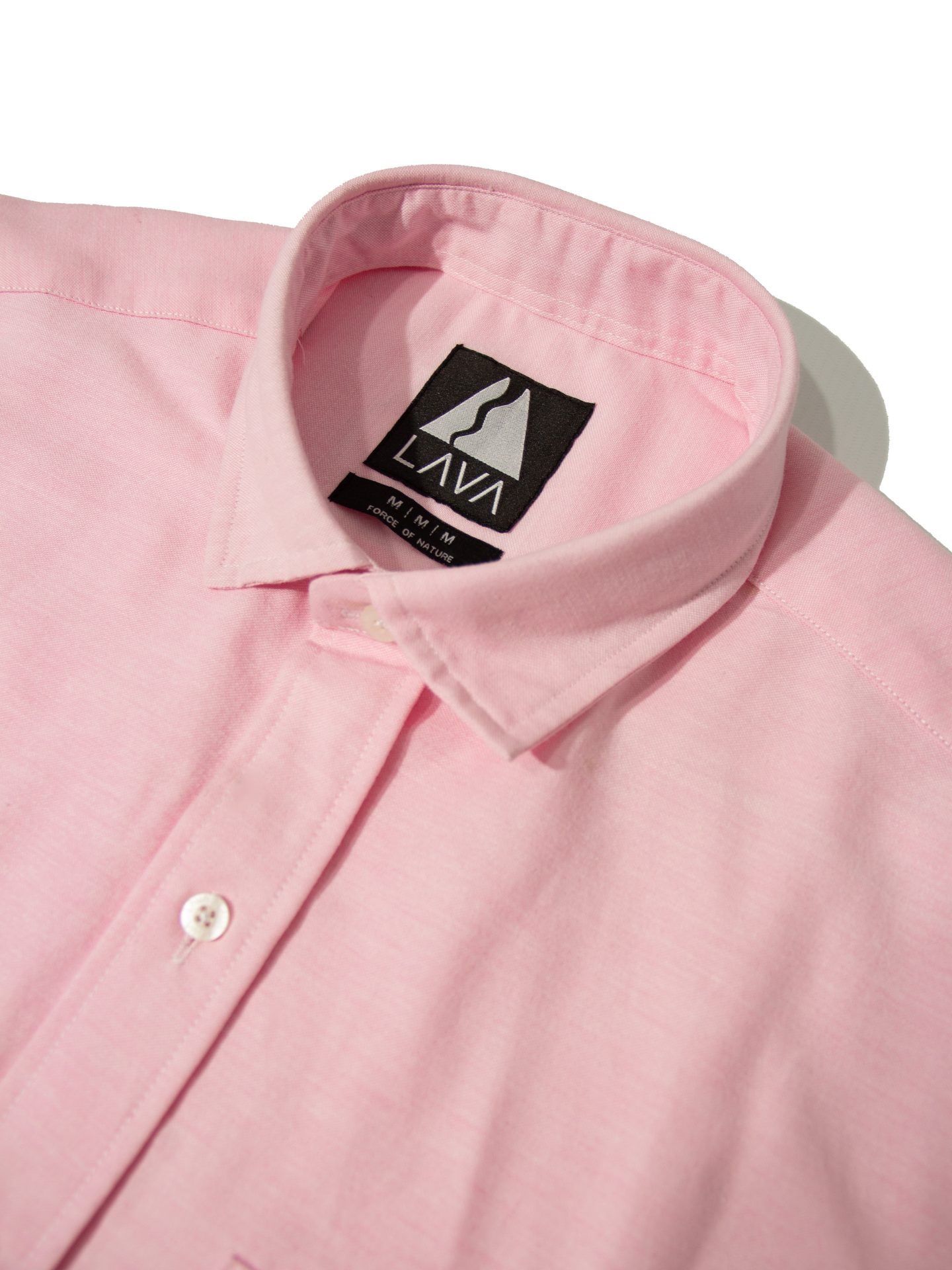 Camisa basica oxford rosa - Imagen 4