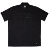 Camisa de trabajo manga corta negra