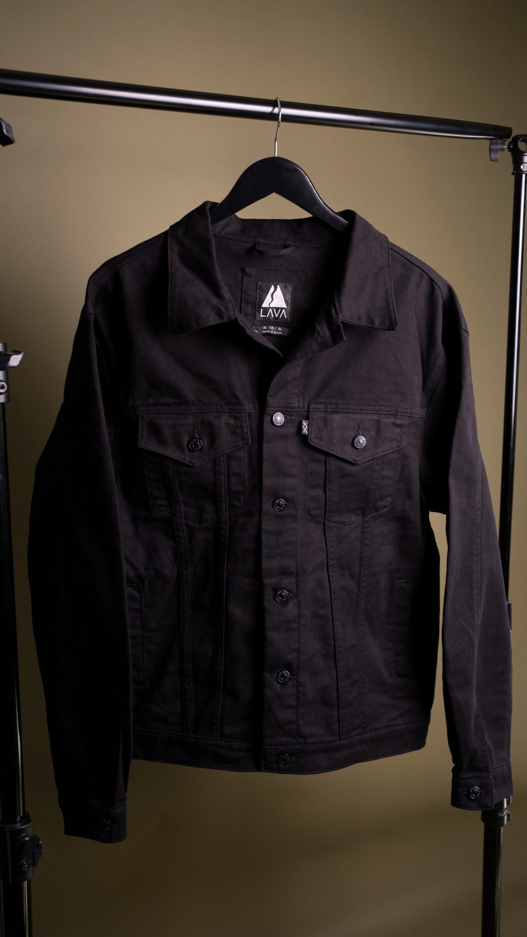 Campera de jean oversize negro - Imagen 6