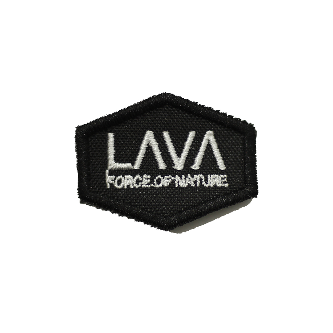 Parche tejido lava force of nature full black