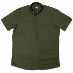 Camisa basica verde mililar