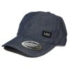 Gorra visera curva logo rectangular de jean