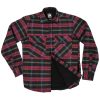Camisaco con micropolar oversize mujer mult y negro