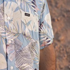camisa hawaiana manga corta hombre lava