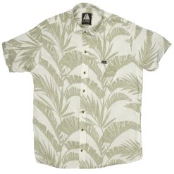 Camisa hawaiana beach blanca