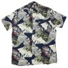 Camisa hawaiana caribe azul