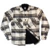Camisaco con micropolar alpes blanco