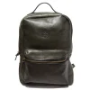 Mochila davidson negra de cuero vacuno resistente