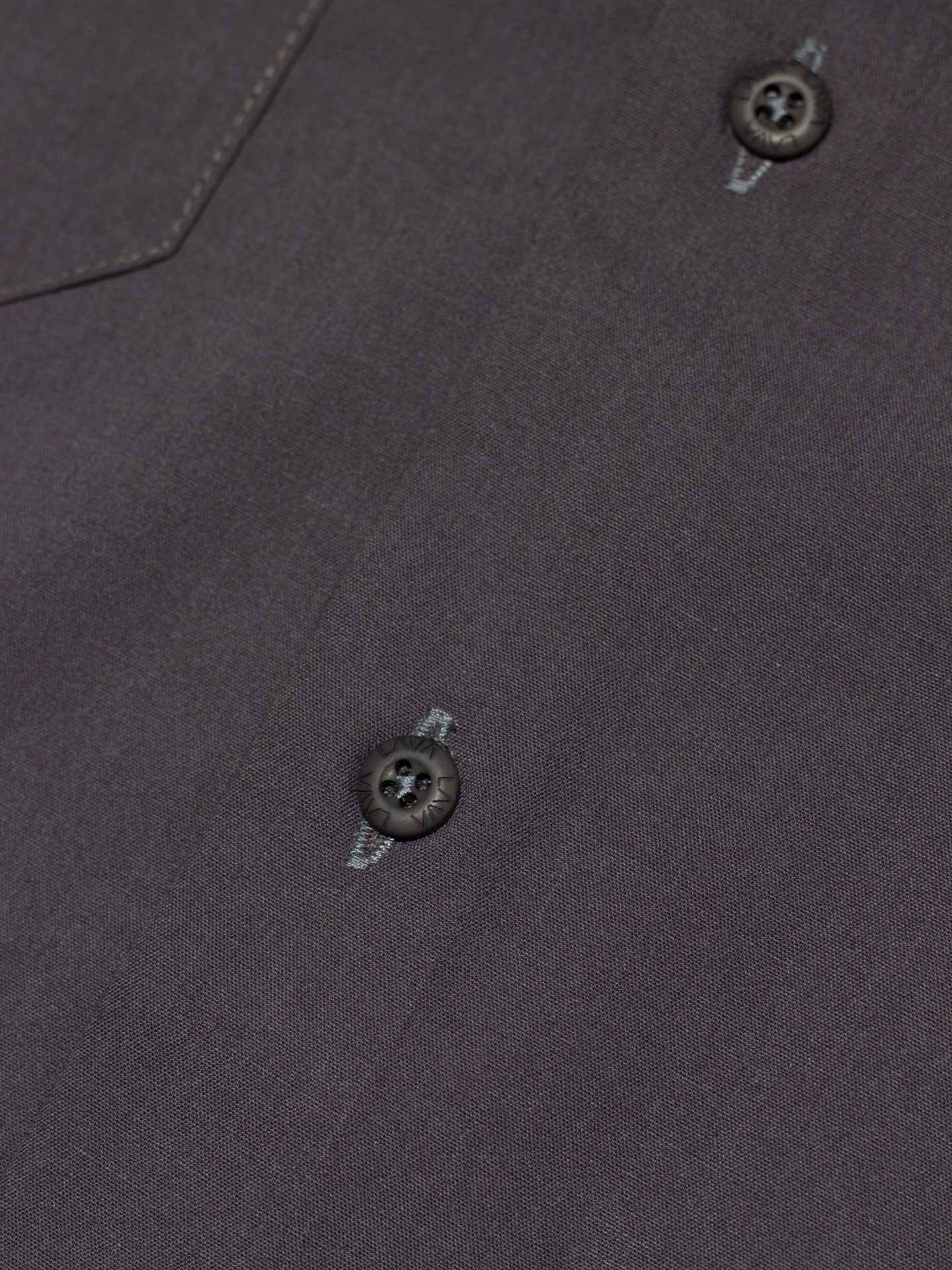 Camisa de trabajo manga corta mujer gris topo claro - Imagen 8