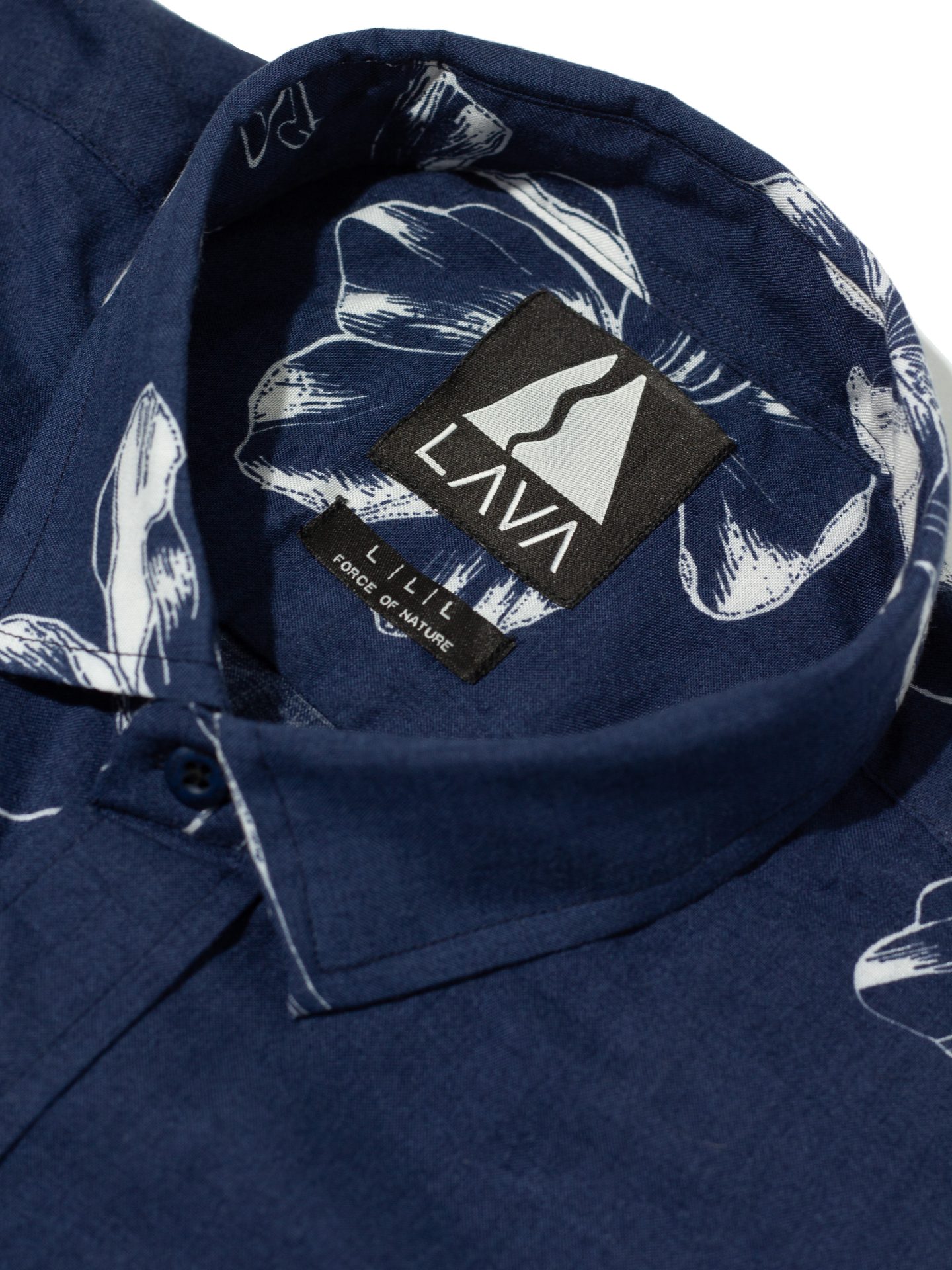 Camisa hawaiana mujer pacifico azul - Imagen 6