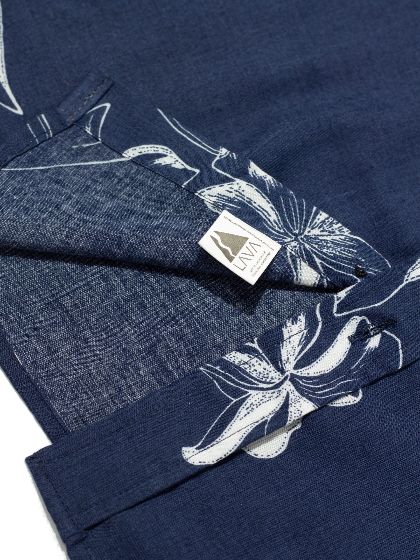 Camisa hawaiana mujer pacifico azul - Imagen 9