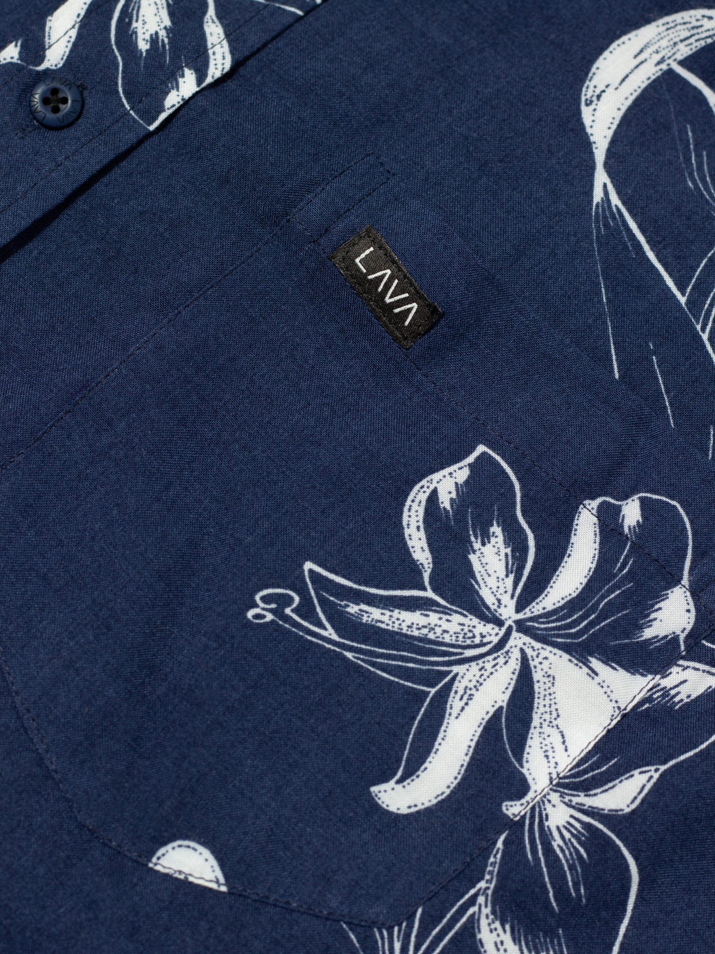 Camisa hawaiana mujer pacifico azul - Imagen 7