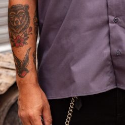 Alternative view of Cadena llavero billetera pantalon mosqueton pinza completo