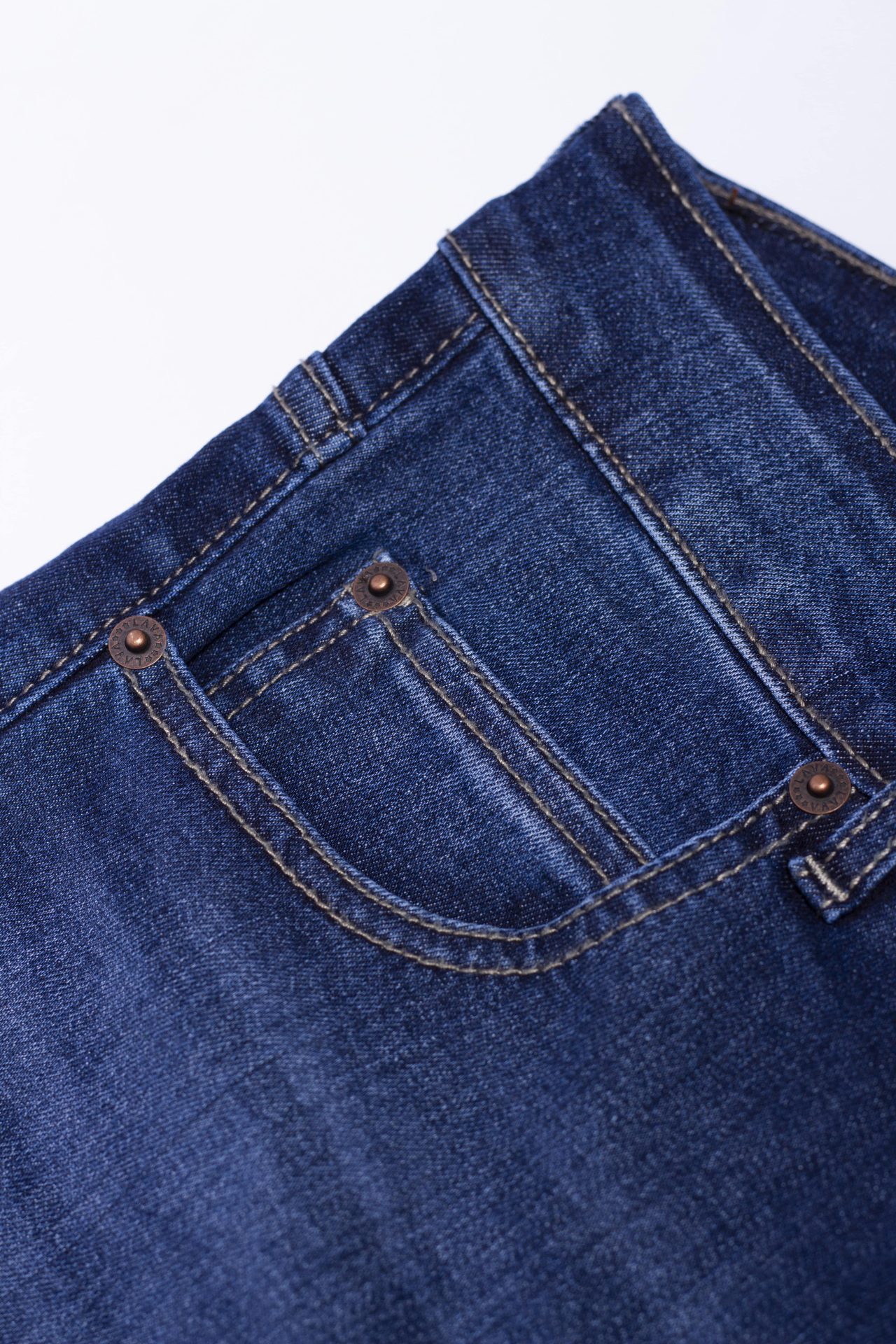 Jean 8,8 oz slim relajado elastizado azul - Imagen 10