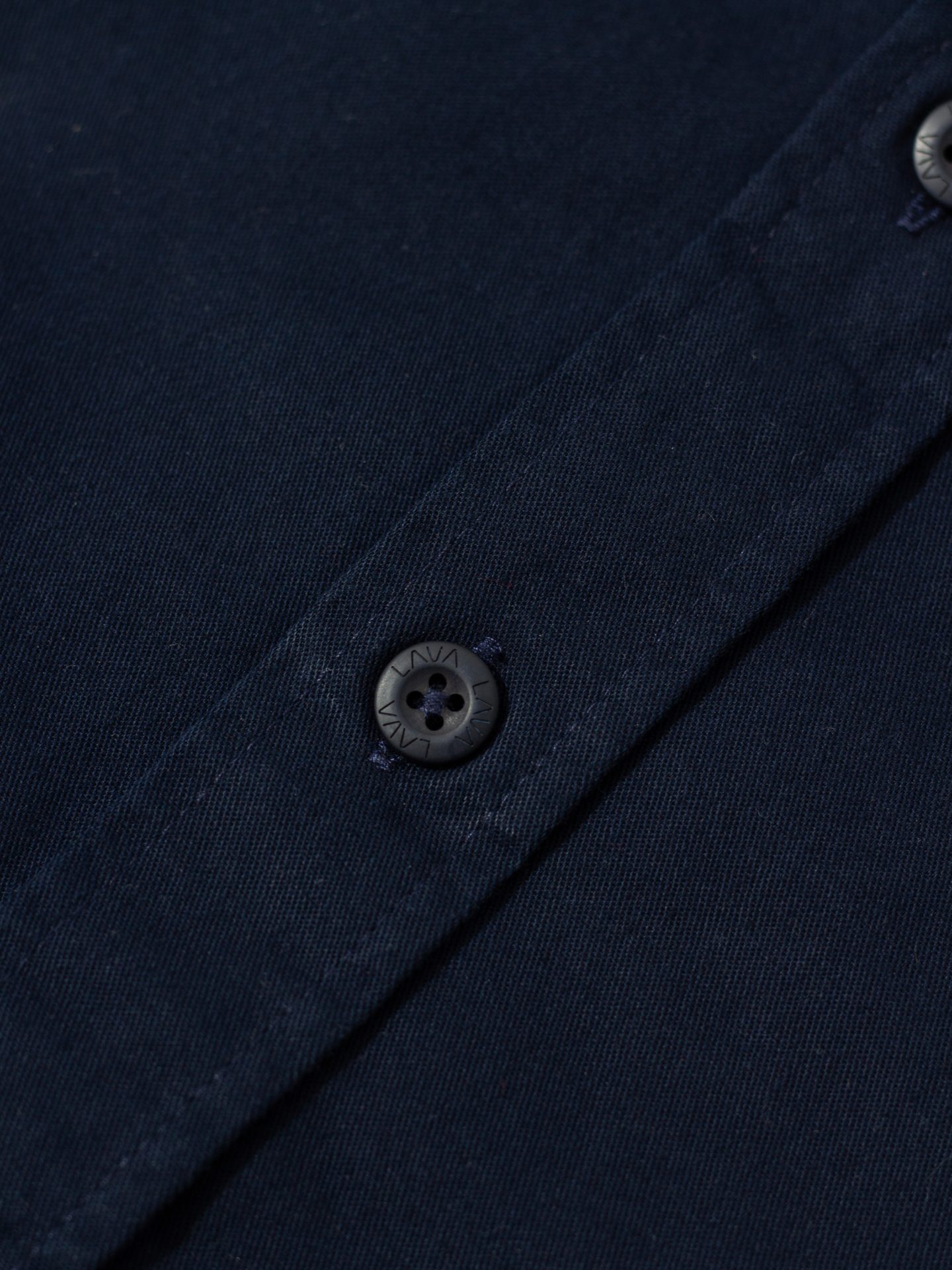 Camisa de gabardina work manga larga mujer azul oscuro - Imagen 6