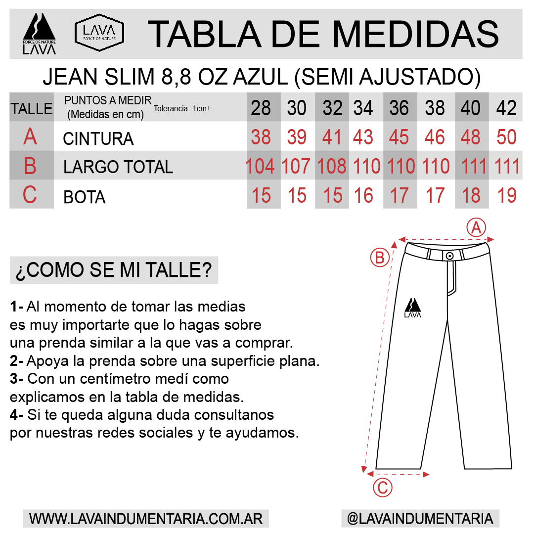 Jean 8,8 oz slim relajado elastizado azul - Imagen 11
