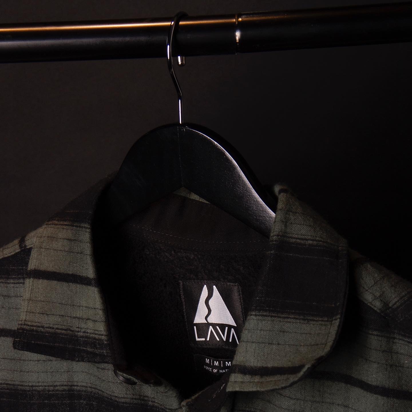 Camisaco con micropolar alpes negro y verde - Imagen 10