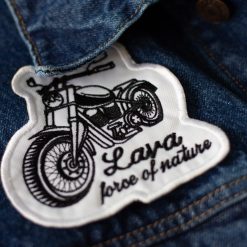 Alternative view of Parche tejido rider