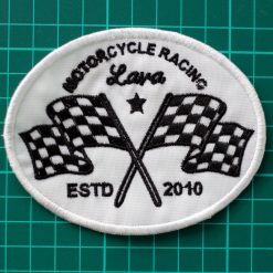 Parche tejido racing