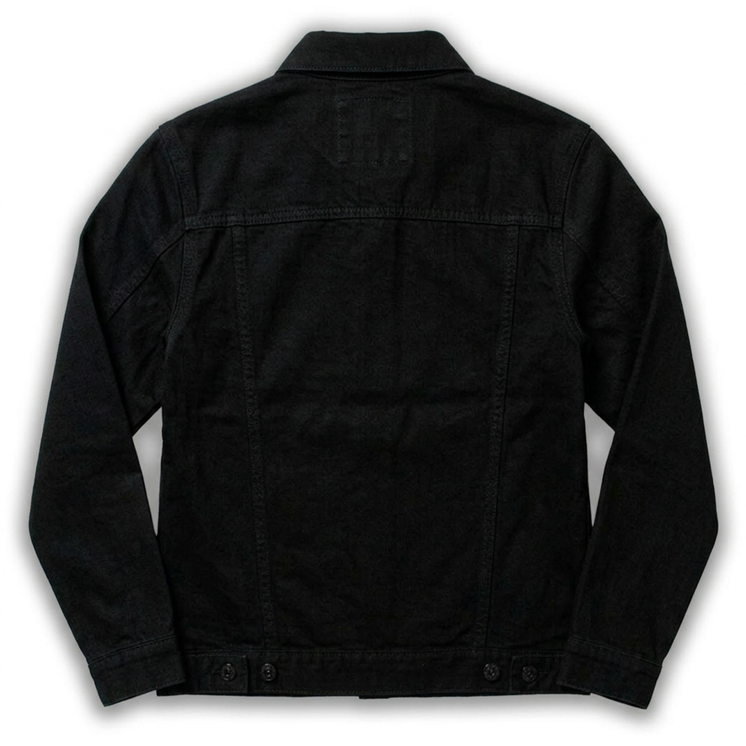 Campera de jean oversize negro - Imagen 3