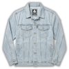 Campera de jean cornell celeste